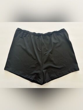 Women's Black Shorts with Elastic Waistband